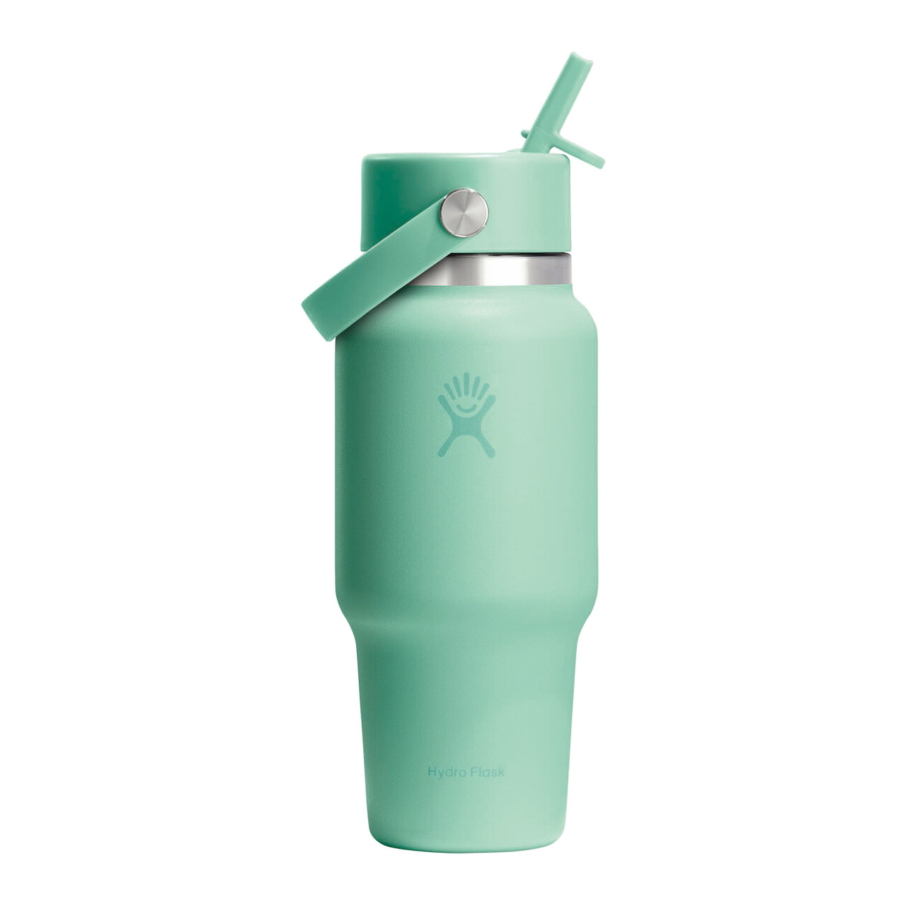 Sticla termos, inox, 710ml, "Wide Straw", Mermaid Green - Hydro Flask - imagine 4